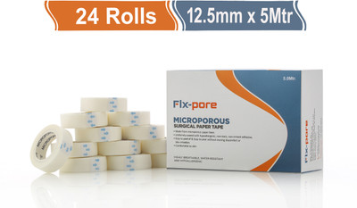 FLX-PORE FLX PORE MICROPOROUS SURGICAL TAPE (PACK OF 24) (12.5MM*5M) First Aid Tape(Pack of 24)