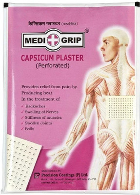 HorizonGlobal Capsicum Plaster-Perforated Pain Relief for Backache & Muscle Stiffness-10pc First Aid Tape(Pack of 1)
