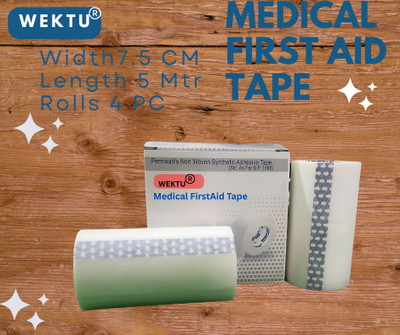 WEKTU Surgical FirstAid Adhesive Tape/04PC/20 First Aid Tape(Pack of 4)