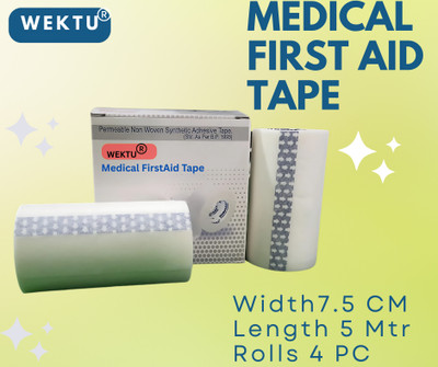 WEKTU Surgical FirstAid Adhesive Tape/04PC/05 First Aid Tape(Pack of 4)