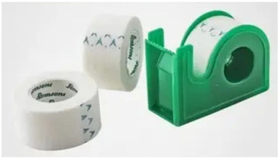 Surgicalcure Surgical Paper Tape (3.0 Inch x 5.0 m - Box of 4 Rolls) First Aid Tape(Pack of 4)
