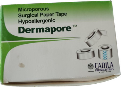 Dermapore MICROPOROUS SURGICAL PAPERTAPE 1.25inch × 9.14mtr First Aid Tape First Aid Tape(Pack of 24)
