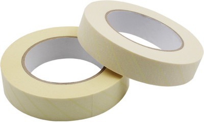 NISCOMED Tape/Steam Sterilization Indicator Tape 19mm X 50mt. Dry Heat Autoclave Tape (Steam)/Autoclave/Steam Sterilization Indicator Tape First Aid Tape(Pack of 1)