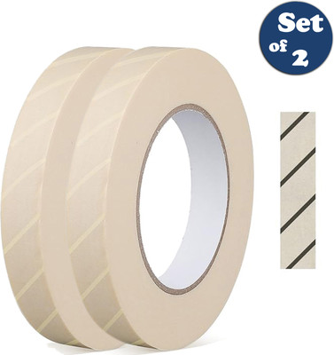 AMAZECARE 19mm*50mt. Dry Heat Autoclave Tape/Steam Sterilization Indicator Tape First Aid Tape(Pack of 2)