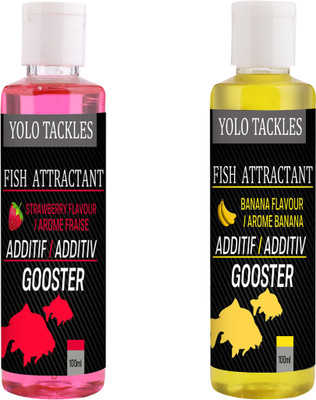 Wish Hunt Strawberry , Banana Pack of 2 Scent Fish Bait