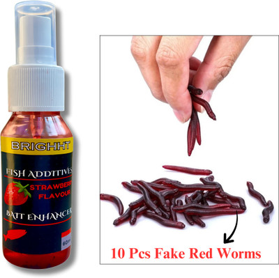Brighht Berry Burst Fish Attractant Spray - Oil-Based Scent Bait for All Fish Types Scent Fish Bait(60 g)