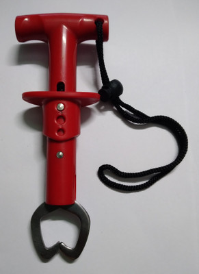 JUST ONE CLICK @6 Fishing loaded Plastic Fish Mouth Opener(Spring Loaded)