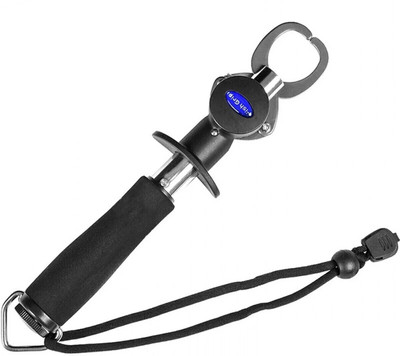 SPYROKING FLGBLK024-SKA145 Stainless Steel Fishing Gripper With weighing and ruler Fish Grip Lip Clamp Carbon Steel Fish Mouth Opener(Spring Loaded)