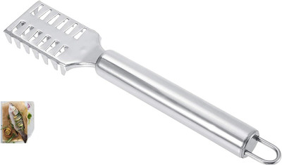 FIVANIO Chef Professional Grade Fish Scaler Brush - Scale Remover, Cleaner, Scraper Tool Fish Scaler(Pack of 1)