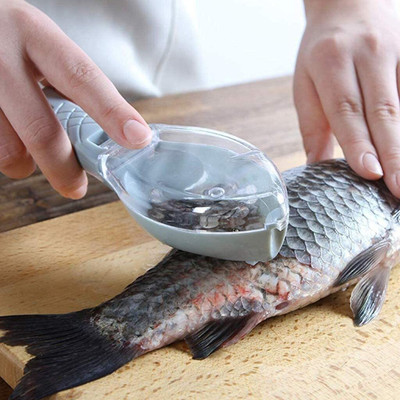 MILLENSIUM Fish Scale Scraper Sawtooth Descaler Cleaner Brush Shaver Remover Knife Peeler Fish Scaler(Pack of 1)