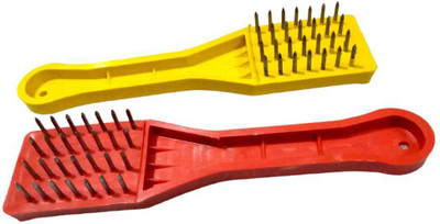 Madhura eStores Fish Scaler / Scrapper / Cleaning / Remover / Plastic Handle (Pack of 2) Fish Scaler(Pack of 2)