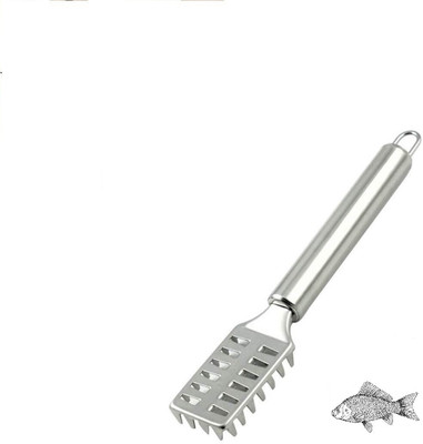 BIZOLO Fish Scaler Scraper Scale Sawtooth Descaler Scraper Cleaner Fish Scales Brush Fish Scaler(Pack of 1)