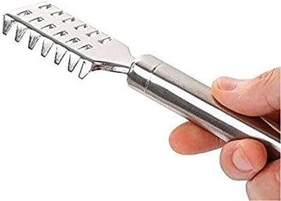 Coozico Skin Remover Scale Scraper, Kitchen Fish Scale Scraper Remover Fish Scaler(Pack of 1)