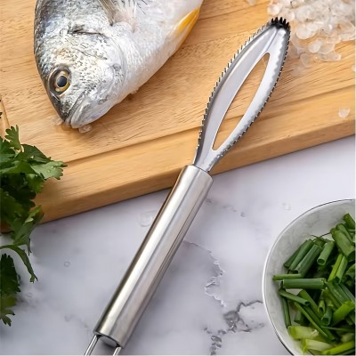 Top Chef Fish Scale Scraper for Kitchen, SUS 430 Steel Fish Scaler(Pack of 1)