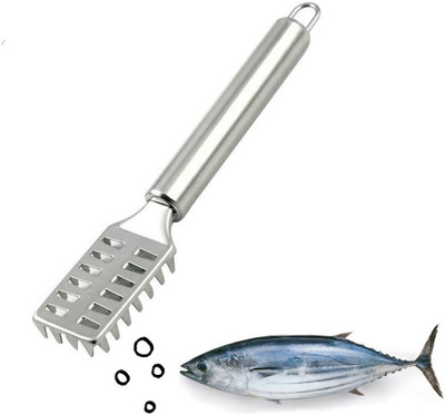 FIVANIO Stainless Steel Fish Scale Remover Cleaner Fish Skin Cleaner Fish Scaper Fish Scaler(Pack of 1)