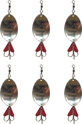 CORAL INDIA Jigs Carbon Steel Fishing Lure(Pack of 6)