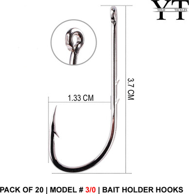 Yolo Tackles Bait Holder Fishing Hook