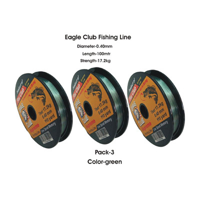CORAL INDIA Fluorocarbon Fishing Line(Green)
