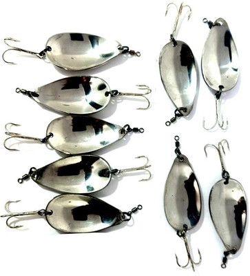 HyperTrex Spoon Stainless Steel Fishing Lure(Size 2)