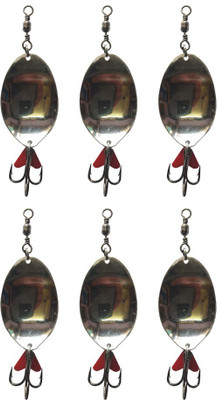 CORAL INDIA Jigs Carbon Steel Fishing Lure(Pack of 6)