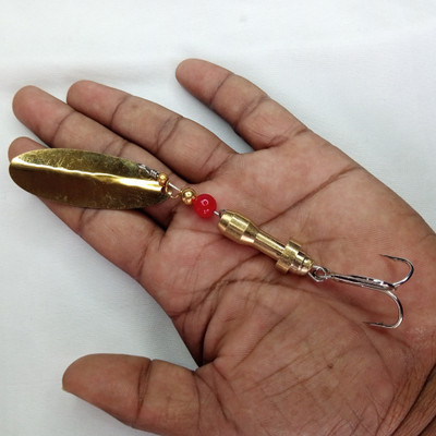 CORAL INDIA Spinner Brass Fishing Lure(Pack of 1)