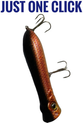 JUST ONE CLICK Hard Bait Plastic Fishing Lure(Pack of 1, Size 8)