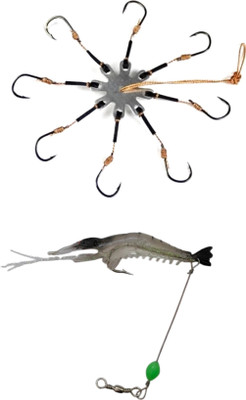 Afiazuh Fish Decoy Steel Fishing Lure(Pack of 2, Size 2)