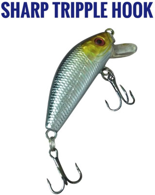 AGROFARM Hard Bait Plastic Fishing Lure(Pack of 1, Size 2)
