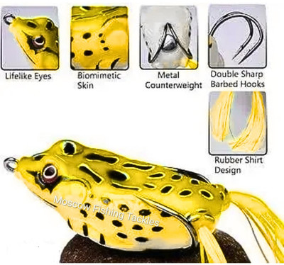 moscow fishing tackles Soft Bait Silicone Fishing Lure(Pack of 1, Size 6)