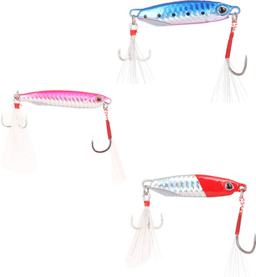 Yolo Tackles Hard Bait Steel Fishing Lure(Pack of 3)