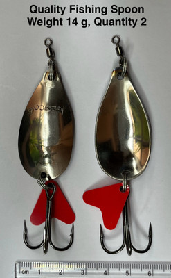 HyperTrex Spoon Steel Fishing Lure(Size 14)