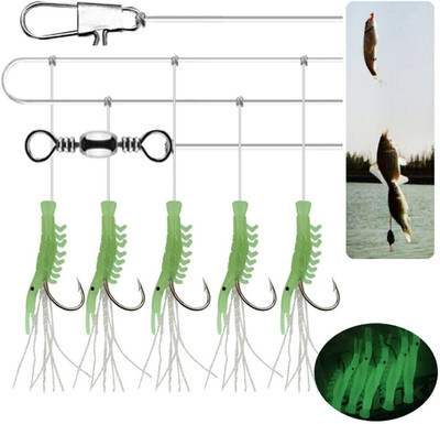 SPYROKING Soft Bait Silicone Fishing Lure(Pack of 5)