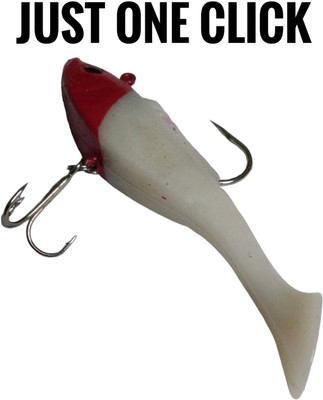 JUST ONE CLICK Soft Bait Silicone Fishing Lure(Pack of 1, Size 6)