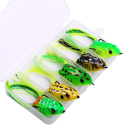 Vinayakart Soft Bait Silicone Fishing Lure(Pack of 5, Size 12)
