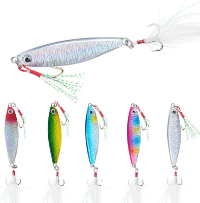 RAJry Hard Bait Plastic Fishing Lure(Pack of 5, Size 5)