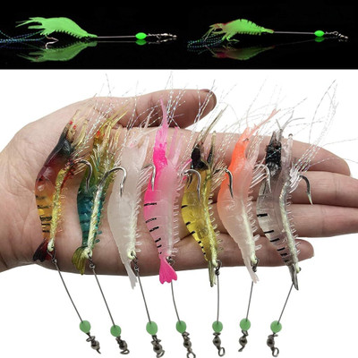 HASTHIP Soft Bait Plastic Fishing Lure(Pack of 7)