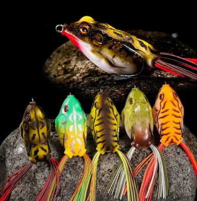 Khatija Manufacture Service Soft Bait Silicone Fishing Lure(Pack of 5, Size 9)