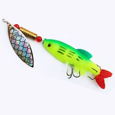 SPYROKING Soft Bait Silicone Fishing Lure(Pack of 50, Size 4)