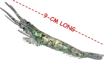 IRRESISTIBLY IRRESISTIBLE Soft Bait Sponge, Silicone Fishing Lure(Pack of 10, Size 9)