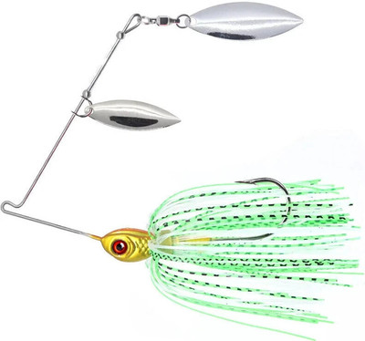 SPYROKING Spinner Bait Stainless Steel Fishing Lure(Pack of 1)