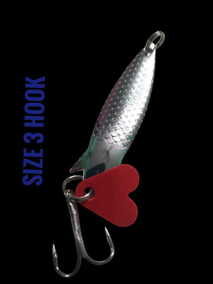 AGROFARM Hard Bait Carbon Steel Fishing Lure(Pack of 1, Size 6)