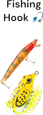 Vinayakart Jigs Plastic Fishing Lure(Pack of 2, Size 6)