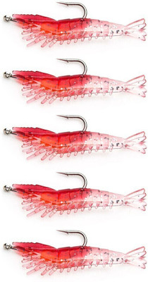 SPYROKING Soft Bait Silicone, Plastic Fishing Lure(Pack of 5, Size 6)