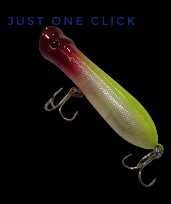 JUST ONE CLICK Hard Bait Plastic Fishing Lure(Pack of 1, Size 8)