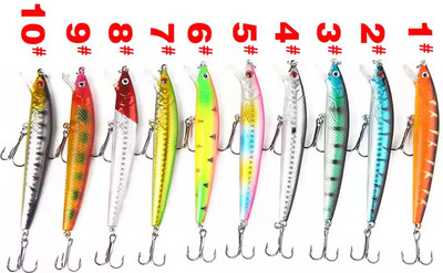 Vinayakart Soft Bait Plastic Fishing Lure(Pack of 10, Size 3)
