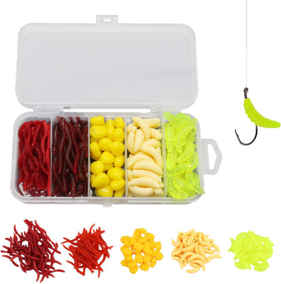 Verilux Soft Bait Plastic Fishing Lure(Pack of 161, Size 1)