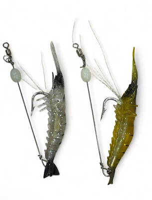 Afiazuh Soft Bait Silicone Fishing Lure(Pack of 2)