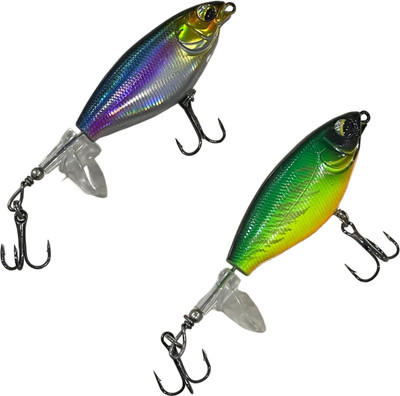HyperTrex Hard Bait Plastic Fishing Lure(Pack of 2, Size 12)
