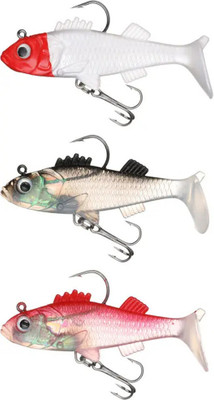 SPYROKING Soft Bait Silicone Fishing Lure(Pack of 3, Size 9)