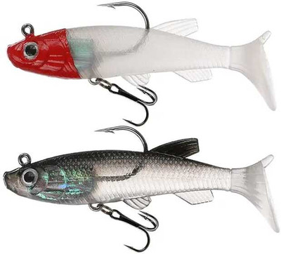 PRO HUNTER Soft Bait Silicone Fishing Lure(Pack of 2, Size 14)